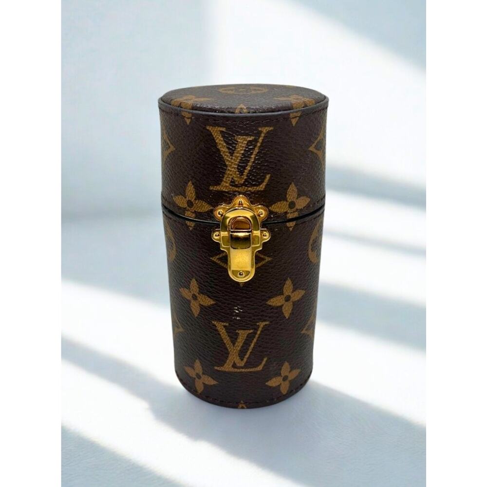 Louis Vuitton Monogram 100ML Travel Perfume Case Brown LS0153 PL4109 - Picture 12 of 12